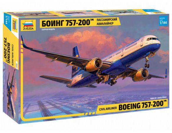 ZVEZDA Z7032 BOEING 757-200 KIT 1:144 Modellino