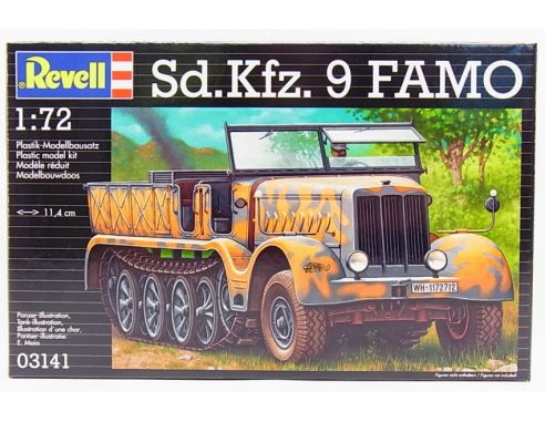 REVELL RV03141 SD KFZ 9 FAMO (MILITARY VEHICLES)  KIT 1:72 Modellino