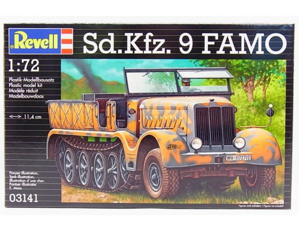 REVELL RV03141 SD KFZ 9 FAMO (MILITARY VEHICLES)  KIT 1:72 Modellino