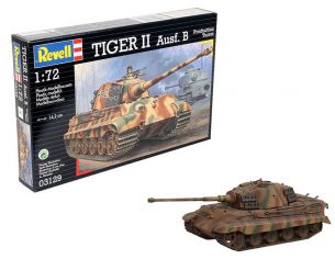 REVELL RV03129 PZKPWF VI KONIGSTIGER KIT 1:72 Modellino