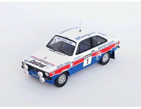 TROFEU TFRRNZ07 FORD ESCORT MK2 1st RALLY OF NEW ZEALAND 1979 MIKKOLA-HERTZ 1:43 Modellino