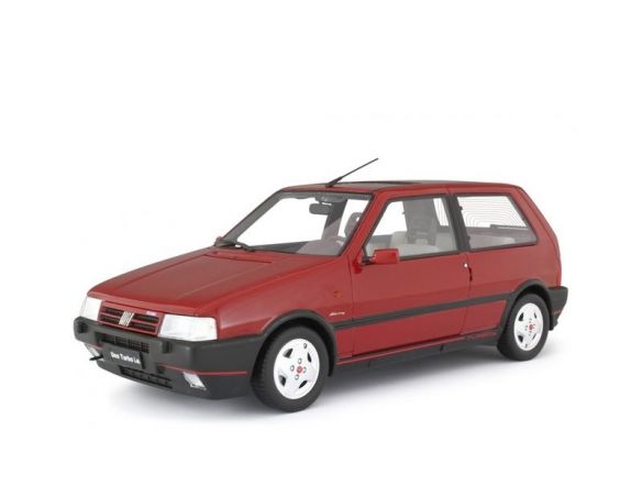LAUDO RACING LM104E FIAT UNO TURBO 2 SERIE MK2 RACING 1992 RED 1:18 Modellino