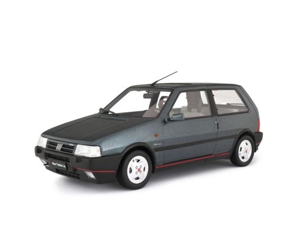 LAUDO RACING LM104F FIAT UNO TURBO 2 SERIE MK2 RACING 1992 MET.GREEN 1:18 Modellino