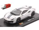 BBURAGO BU36910W FERRARI 488 PISTA 2018 WHITE SIGNATURE SERIES 1:43 Modellino