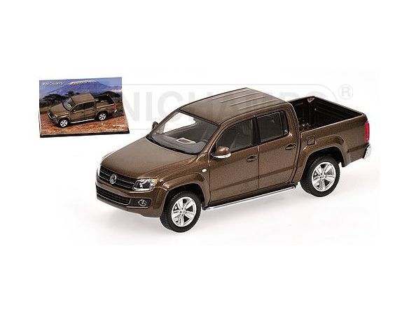 MINICHAMPS 436058361 VOLKSWAGEN AMAROK 2009 BROWN METALLIC Modellino