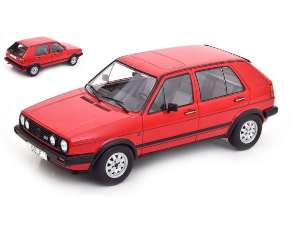 MODELCARGROUP MCG18204 VW GOLF II GTD RED 1:18 Modellino