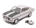 WHITEBOX WB124065-0 OPEL KADETT B RALLYE SILVER/MATT BLACK 1:24 Modellino