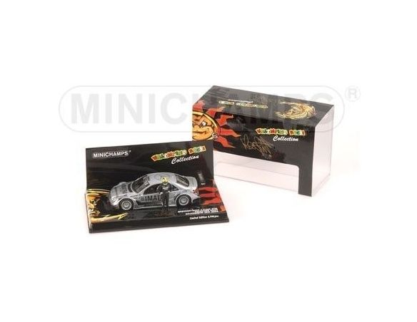 Minichamps PM436063646 MERCEDES C-CLASS V.ROSSI N.1 HOCKENHEIM TEST 2006 1:43 Modellino