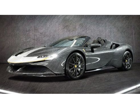 LOOKSMART LS522E FERRARI SF90 SPIDER GRIGIO FERRO MET.1:43 Modellino