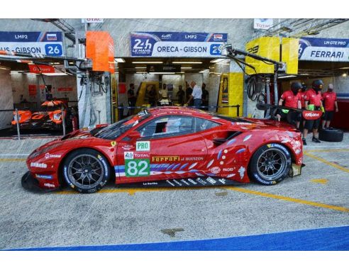 LOOKSMART LSLM105 FERRARI 488 GTE EVO N.82 RISI COMPET.LM 2020 BOURDAIS-GOUNON-PLA 1:43 Modellino
