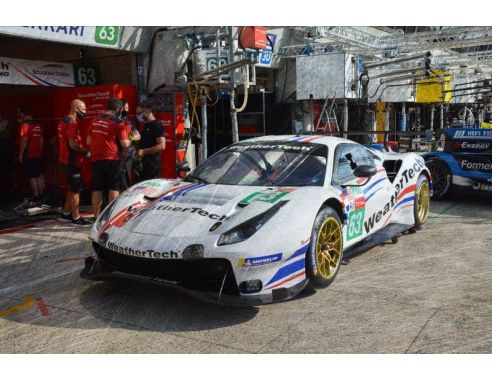 LOOKSMART LSLM107 FERRARI 488 GTE EVO N.63 WEATHERTECH R. LM 2020 MACNEIL-SEGAL-VILAN.1:43 Modellino