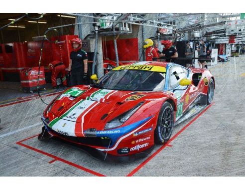 LOOKSMART LSLM108 FERRARI 488 GTE EVO N.71 AF CORSE LM 2020 BIRD-MOLINA-RIGON 1:43 Modellino