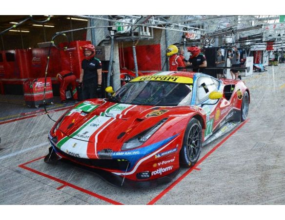 LOOKSMART LSLM108 FERRARI 488 GTE EVO N.71 AF CORSE LM 2020 BIRD-MOLINA-RIGON 1:43 Modellino