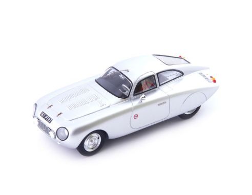 AUTOCULT ATC04031 PEUGEOT 203 DARL´MAT DS 1953 MET.SILVER 1:43 Modellino