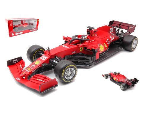 BBURAGO BU16809S FERRARI F1 SF21 N.55 2021 CARLOS SAINZ 1:18 Modellino