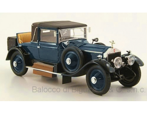 NEO SCALE MODELS NEO49592 ROLLS ROYCE SILVER GHOST DOCTORS COUPE 1920 BLUE-BLACK 1:43 Modellino