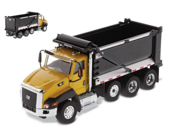 DIECAST MASTER DM85668 CAT CT660 SBFA DUMP TRUCK 1:50 Modellino