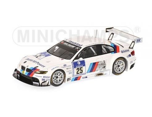 MINICHAMPS 436102925 BMW M3 GT2 E92 MULLER ALZEN LAMY WINNERS 24H NURBURGRING 2010 Modellino