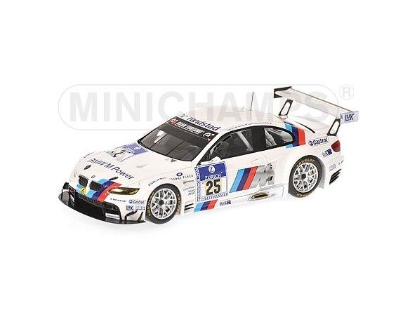 MINICHAMPS 436102925 BMW M3 GT2 E92 MULLER ALZEN LAMY WINNERS 24H NURBURGRING 2010 Modellino