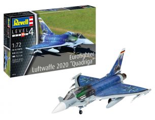 REVELL RV03843 EUROFIGHTER LUFTWAFFE 2020 QUADRIGA KIT 1:72 Modellino