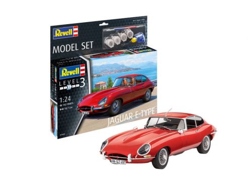 REVELL RV67668 JAGUAR E-TYPE MODEL SET KIT 1:24 Modellino