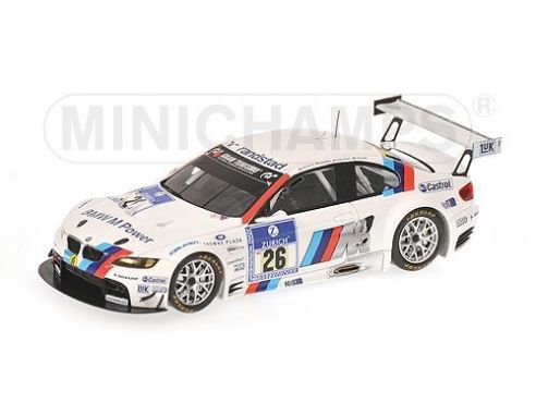 MINICHAMPS 436102926 BMW M3 GT2 E92 WERNER PRIAULX 24H NURBURGRING 2010 Modellino