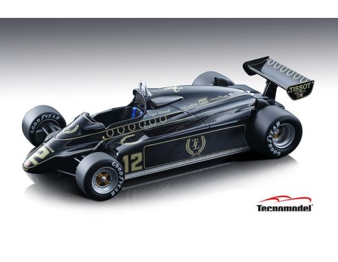 TECNOMODEL TMD18174D LOTUS 91 N.12 BRITISH GP 1982 NIGEL MANSELL 1:18 Modellino
