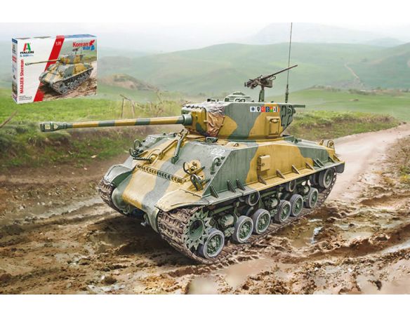 ITALERI IT6586 SHERMAN M4A3E8 KOREAN WAR KIT 1:35 Modellino
