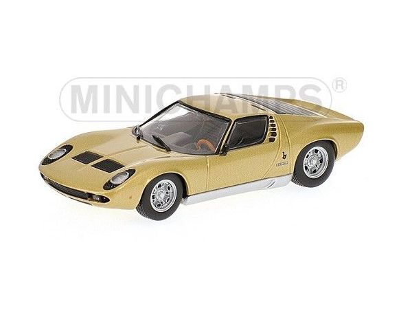 Minichamps PM436103000 LAMBORGHINI MIURA S 1969 GOLD 1:43 Modellino