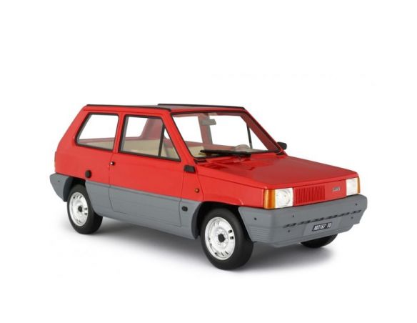 LAUDO RACING LM132A4 FIAT PANDA 30 1980 ROSSO SIAM 1:18 Modellino