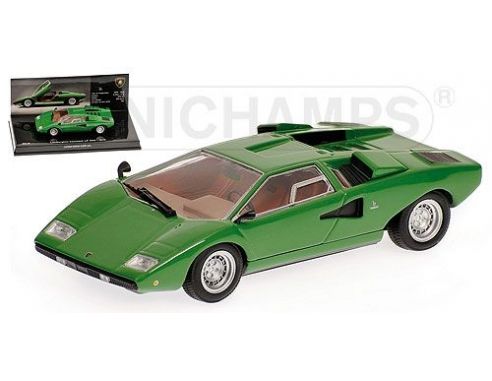 Minichamps PM436103100 LAMBORGHINI COUNTACH LP-400 1970 GREEN 1:43 Auto Stradali