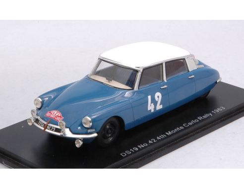 SPARK MODEL S5532 CITROEN DS19 N.42 4th MONTE CARLO RALLY 1963 L.BIANCHI-J.C.OGIER 1:43 Modellino