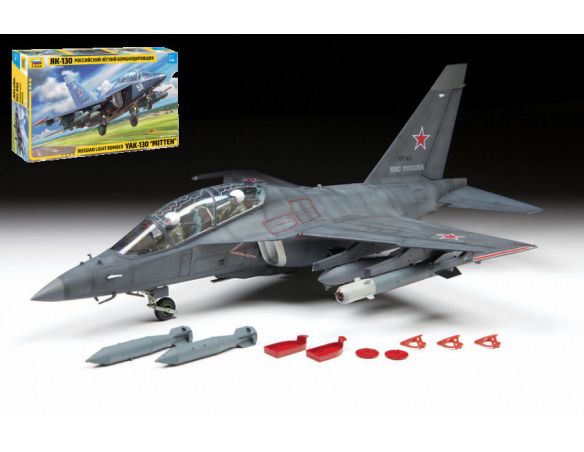 ZVEZDA Z4818 YAK-130 RUSSIAN LIGHT BOMBER KIT 1:48 Modellino