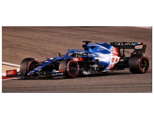 SPARK MODEL S7664 ALPINE A521 FERNANDO ALONSO 2021 N.14 BAHRAIN GP 1:43 Modellino
