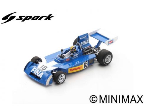 SPARK MODEL S9650 SURTEES TS16 CARLOS PACE 1974 N.18 4th BRAZILIAN GP 1:43 Modellino