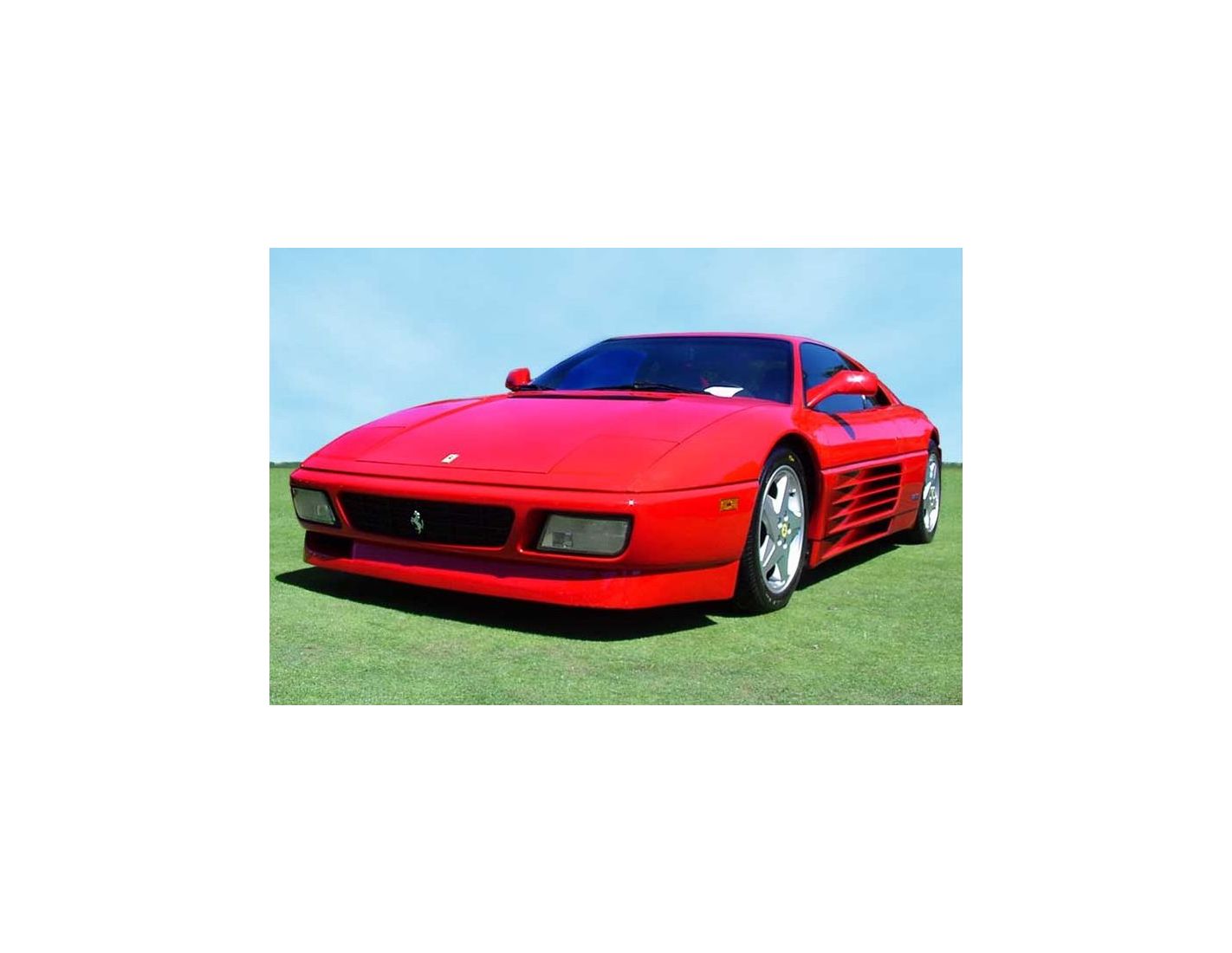 Ferrari 348 GTS 1993 Grau Métallic 1/18 GT Spirit GT332