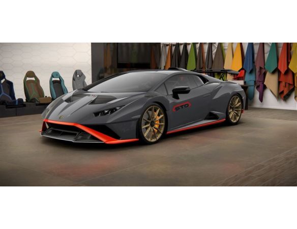 LOOKSMART LS523C LAMBORGHINI HURACAN STO TELESTO GREY 1:43 Modellino
