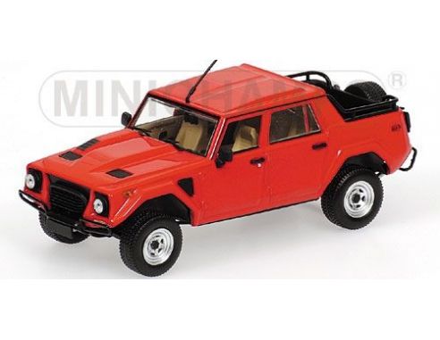 MINICHAMPS 436103372 LAMBORGHINI LM002 1984 RED Modellino