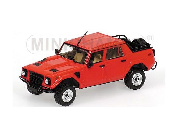 MINICHAMPS 436103372 LAMBORGHINI LM002 1984 RED Modellino
