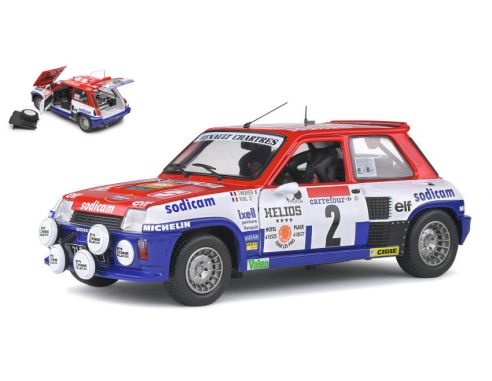 SOLIDO SL1801310 RENAULT 5 TURBO N.2 RALLY D'ANTIBES 1983 THERIER-VIAL 1:18 Modellino