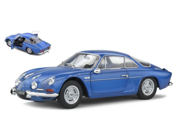 SOLIDO SL1804201 ALPINE A110 1600S 1969 BLEU ALPINE 1:18 Modellino