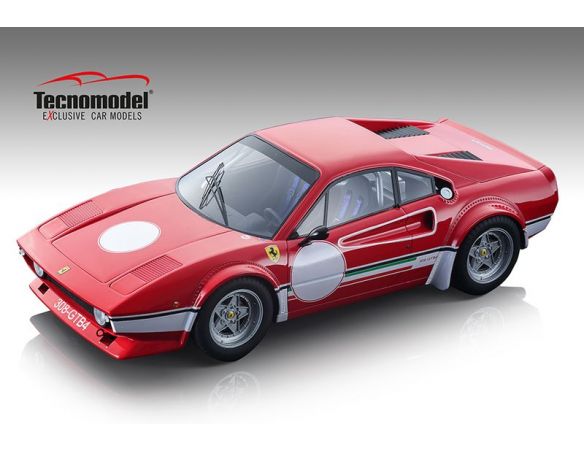 TECNOMODEL TMD18208A FERRARI 308 GTB4 LM TEST FIORANO 1976 NIKI LAUDA 1:18 Modellino