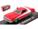 GREENLIGHT GREEN86442GR FORD GRAN TORINO 1976 STARSKY & HUTCH GREEN WHEELS 1:43 Modellino