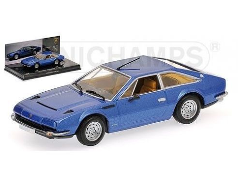 Minichamps PM436103400 LAMBORGHINI JARAMA 1974 BLUE 1:43 Modellino