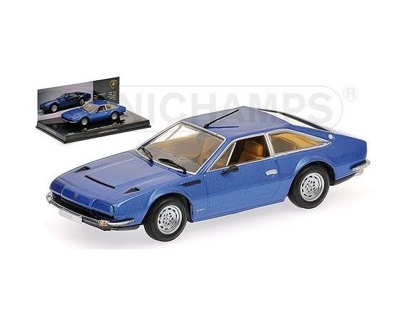 Minichamps PM436103400 LAMBORGHINI JARAMA 1974 BLUE 1:43 Modellino