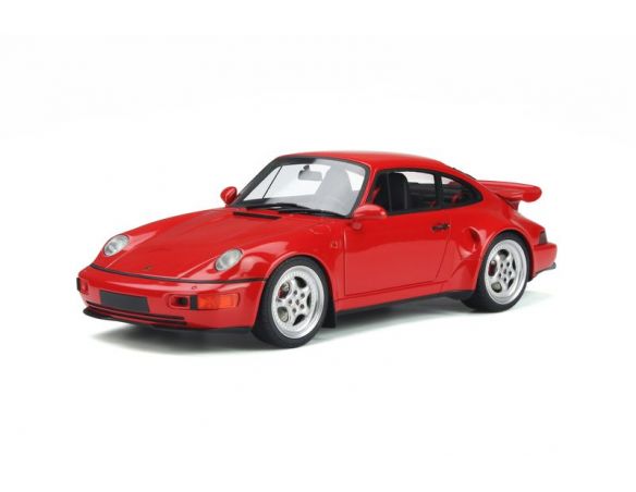 GT SPIRIT GT328 PORSCHE 911 [964] TURBO S FLACHBAU 1994 GUARDS RED 1:18 Modellino