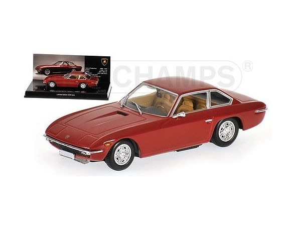 MINICHAMPS 436103420 LAMBORGHINI ISLERO 1969 RED MUSEUM SERIES Modellino