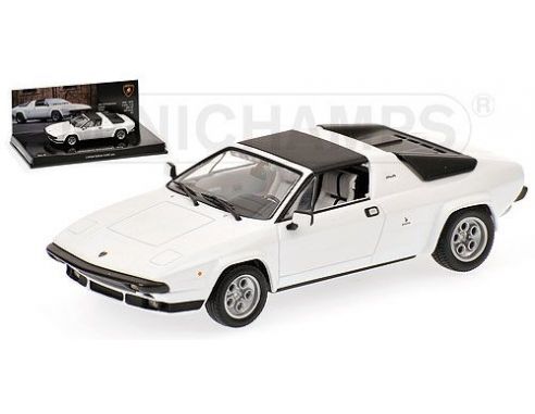 MINICHAMPS 436103620 LAMBORGHINI SILHOUETTE 1976 WHITE MUSEUM SERIES Modellino
