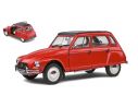 SOLIDO SL1800307 CITROEN DYANE 6 1968 ROUGE CORSAIRE 1:18 Modellino