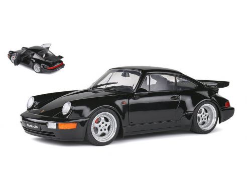 SOLIDO SL1803404 PORSCHE 964 (964) 3.6 TURBO 1993 BLACK 1:18 Modellino